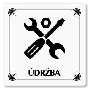 Údržba, 100x100mm, bílá, Nebraska